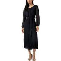 s.Oliver BLACK LABEL Meshkleid mit seitlichem Bindegürtel
