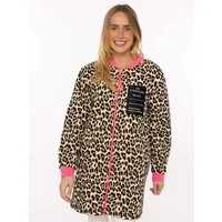 Zwillingsherz Kurzmantel "Leo Love" mit Patch, Reißverschluß, elastische Bündchen
