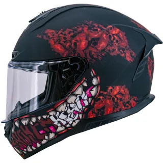 Broken Head (B-Ware) Integralhelm Broken Skull Freak Rot