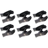 ATG Arbeitshandschuh-Set ATG 34-874 Nylon-Strick Schutzhandschuhe Maxi-Flex Ultimate (6-St)