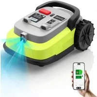 AIRROBO Rasenmähroboter Rasenmähroboter NetRTK+Vision,ohne Begrenzungskabel 1000m², bis 1000 m² Rasenfläche, (Packung, 1-St., Mehrzonen-Management), 55 % Steigung,App-Steuerung,WIFI,23 cm Schnittbreite,52 dB