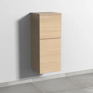 Sanipa 3way Mittelschrank mit 1 Tür und 1 Auszug, Eiche-Nordic, SM12748 SM12748