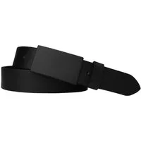 FRONHOFER Ledergürtel Herren Rindleder (1-St) 3,5 cm, schwarze Schnalle, fürs Büro