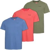Kappa Kurzarmshirt Für Sie und Ihn (Set, 3er-Pack) Für Damen und Herren
