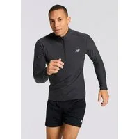 New Balance Laufshirt Space Dye 1/4 Zip mit Label