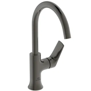 Ideal Standard Waschtischarmatur h.Auslauf LaDolceVita o.Ablaufgarnitur Magnetic Grey, BD658A5 BD658A5