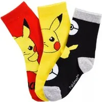POKÉMON Socken 3er Pack Pikatchu Kindersocken Pokémon