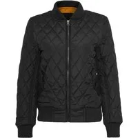 URBAN CLASSICS Bomberjacke Urban Classics Damen Ladies Diamond Quilt Nylon Jacket