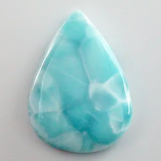 35,04 ct Larimar Edelstein – Natürlicher unbehandelter Heilstein aus der Karibik