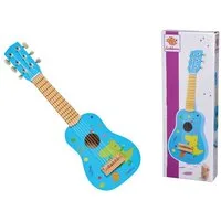 Simba Dickie Spielzeug-Musikinstrument Eichhorn Holzspielzeug Holzgitarre blau 54cm