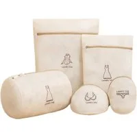 Blusmart Wäschesäckchen Wäschenetz für Waschmaschine,(Net Bh Waschen Korb Organizer, 5-St., Kulturbeutelnetz in 7 Größen), für Unterwäsche Kleidung Wäsche Tasche