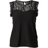 Vero Moda Kurzarmbluse MILLA (1-tlg) Spitze