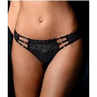 LASCANA String mit extravaganten Schmuckringen vorn