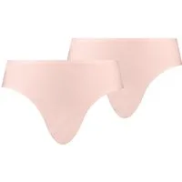 PUMA Bikinislip PUMA WOMEN ONE SIZE BRIEF 2P HANG (2er Pack) Mit nahtlosen Kanten, Einheitsgröße