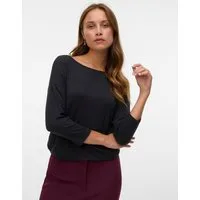 Vero Moda 3/4-Arm-Shirt VMAVA 3/4 TOP JRS GA NOOS Materialmix, regular fit