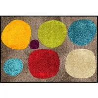 Salonloewe Fußmatte Fußmatte 50x75 Broken Dots Colourful, Eingangsmatte normal, Höhe: 500 mm