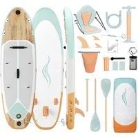 GUNJI Inflatable SUP-Board Inflatable SUP-Board Stand Up Paddle Board 320x75x15cm