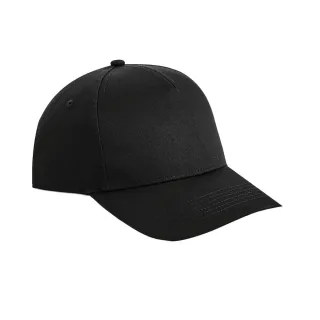 Beechfield - "Urbanwear" Snapback Mütze 5 Segmente für Herren/Damen Unisex (Schwarz)