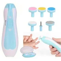 FELIXLEO Nagelknipser Elektrischer Babynageltrimmer Set 6 in 1 für Kinder Erwachsene, 1-tlg.