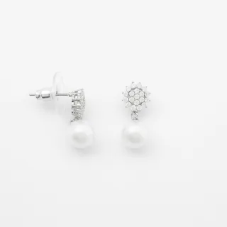 US Polo Assn Jewellery Soleil Rhodium-Ohrringe