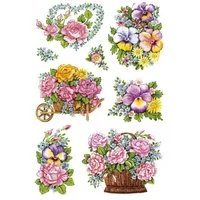HERMA Etikett Herma 3354 Sticker DECOR Nostalgische Blumentöpfe