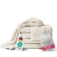 Blumtal Geschirrtuch 5er Set Premium Geschirrtücher Baumwolle 50x70 cm, (5-tlg), Ultra saugstarke zertifizierte Geschirrhandtücher (230gsm)