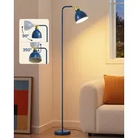 EDISHINE Stehlampe Wohnzimmer, LED wechselbar, warmweiß