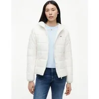Tommy Jeans Steppjacke TJW SLIM LW HOODED PADDED JACKET Steppware, slim fit, mit Kapuze