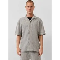 QS Kurzarmhemd Hemd Resort Fit: Hemd mit Struktur
