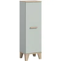 welltime Midischrank MINTTU, Höhe 116 cm, 1 Tür, 2 Einlegeböden, 3 Fächer (Türanschlag rechts und links montierbar) Badmöbel, Badschrank, Schrank, Kommode, Bad, Unterschrank