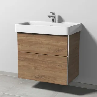 Sanipa 3way Waschtischunterbau zu Laufen Pro S Waschtisch mit 2 Auszügen, Eiche-Kansas BR76859