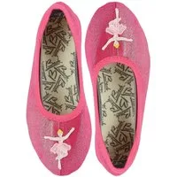 Beck Schläppchen Ballerina Gymnastikschuh (ein Mädchentraum, für Tanz, Sport und Zuhause) mit rutschfester Gummi-Laufsohle