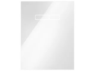 Tece lux Betätigungsglasplatte sen-Touch Elektronik, Glas weiß glzd., 9650002 9650002