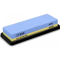S&R Schleifstein Doppelseitig, Schleifstein 18 x 6 x 3 cm, Körnung 400/1000, Doppelseitig, Schleifstein 18 x 6 x 3 cm, Körnung 400/1000