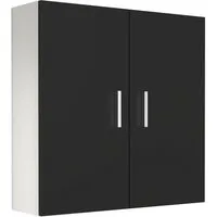 VCM Hängeschrank Zalo HäS 60x60x18cm (1-St) Holz, 2 Türen, 2 Fächer, Wandregal