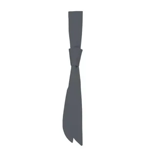 Karlowsky - "Service" Krawatte für Herren/Damen Unisex (Anthrazit)
