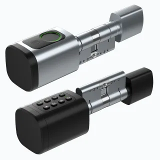 Tuya TTlock Smart Electronic Door Lock 60-90mm Aluminum Alloy Lock Fingerprint App Remote Control Multi Unlock Modes Cyl