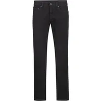 GREIFF Anzughose Greiff Corporate CASUAL Herren Jeans 5-Pocket Regular-Fit Schwarz