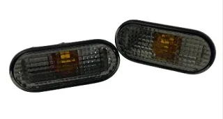2x Premium Seitenblinker Blinker in Schwarz / Smoke für VW Golf 3 III 4 IV Bora T5 Transporter Multivan