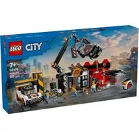LEGO® LEGO® City 60472 Schrottplatz mit Autos Konstruktionsspielsteine, (871 St)