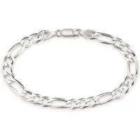 Bruno Banani Armband Schmuck Geschenk Silber 925 Armschmuck Armkette Figarokette