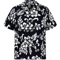 KY's Hawaiihemd "81" Herren Kurzarm Baumwolle Kokosknöpfe Original Hawaii