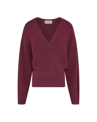 msch copenhagen - MSCHArisha Thamira V Pullover rhododendron - Gr. - XL