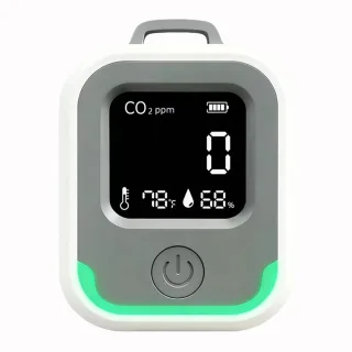 3-in-1 Carbon Monoxide Detector Portable Outdoor Camping Temperature And Humidity Carbon Dioxide Sound and Light Alarm C