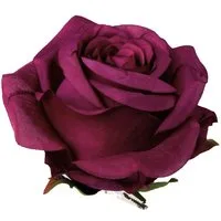 Kunstblume Künstliche Rose mit Clip. Kunstblume Rosenkopf, Gasper, Höhe 10.00 cm