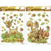 Rodermund Fensterbild Fensterbild Herbst 21 x 32 cm