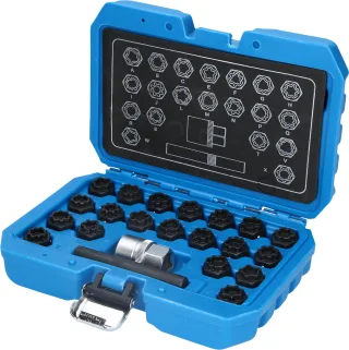 Brilliant Tools Felgenschloss-Sortiment für Audi, 22-tlg - BT691360