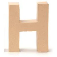Glorex Dachpappe Glorex Papp-Buchstabe H 17,5 x 5,5 cm