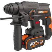 Worx Akku-Bohrhammer NITRO WX381, max. 1350 U/min, (Set), Brushless-Motor, 3-In-1, inkl. Akku & Schnellladegerät
