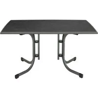 MFG Freizeitmöbel Klapptisch Klapptisch Boulevard, 132 x 72 x 90 cm, Stahl, Klappbar witterungsbeständig